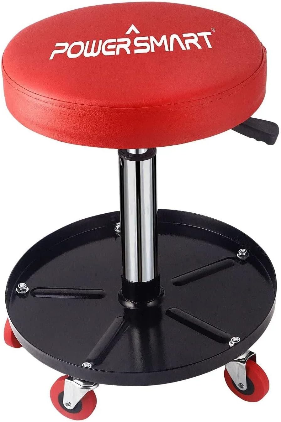 Rolling Creeper Garage Shop Seat with Wheels, Rolling