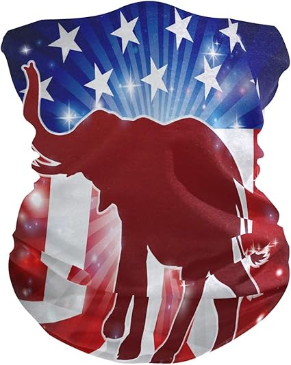 Amazon Com Blueangle American Flag Elephant Protection Face Mask Balaclava Multifunctional Headwear Neck Gaiter For Kids Teens Dust Mask Sun Uv Dust Wind Proof For Outdoor Sports Outdoors