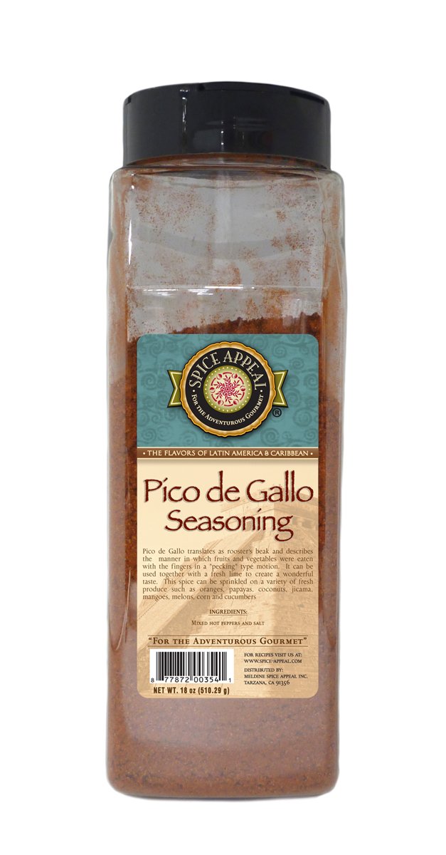 Spice Appeal Pico de Gallo Seasoning, 18-Ounce Jars (Pack of 3)