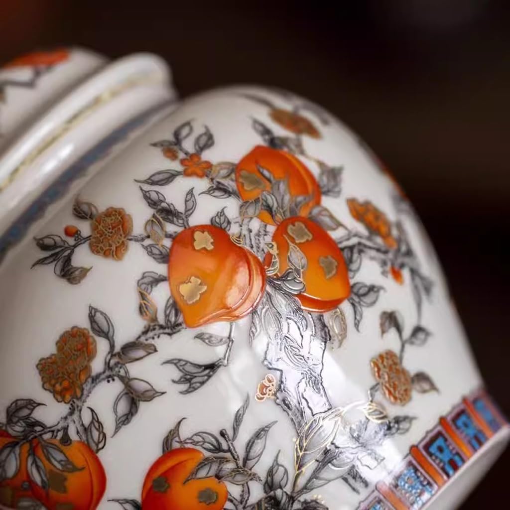 Boîtes à thé en céramique légère et Luxueuse, boîtes scellées Chinoises, Coffrets à thé Kung Fu, boîtes de Rangement pour Salle de thé