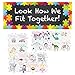 Really Good Stuff Look How We Fit Together Bulletin Board Display