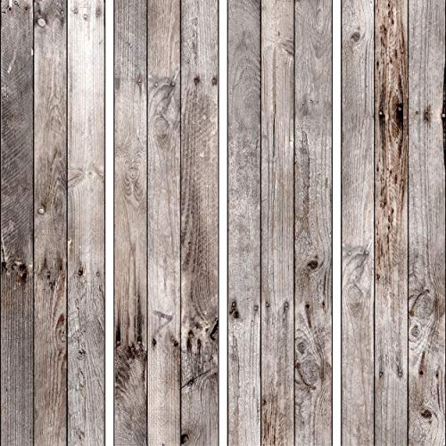 decomonkey PURO TAPETE selbstklebend | 10 m Tapete 3D Wandaufkleber – Dekofolie (Klebefolie) Möbelfolie Panel Wandtattoo Wandposter Wandsticker Bretter Holzoptik Holz
