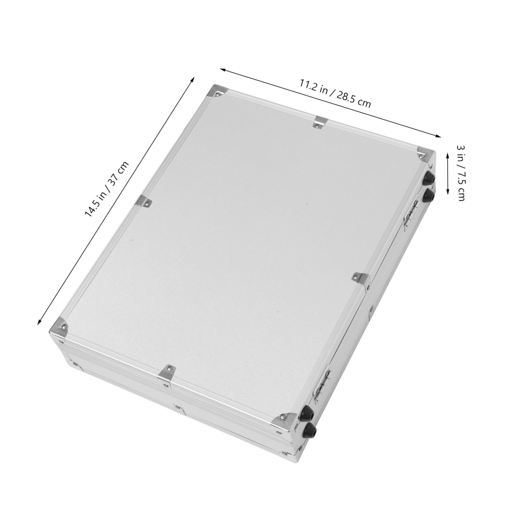 IWOWHERO Aluminum Alloy Tool Case Latches Multi-purpose Storage Box for Tools and Medicines Soft Interior Scratch Design