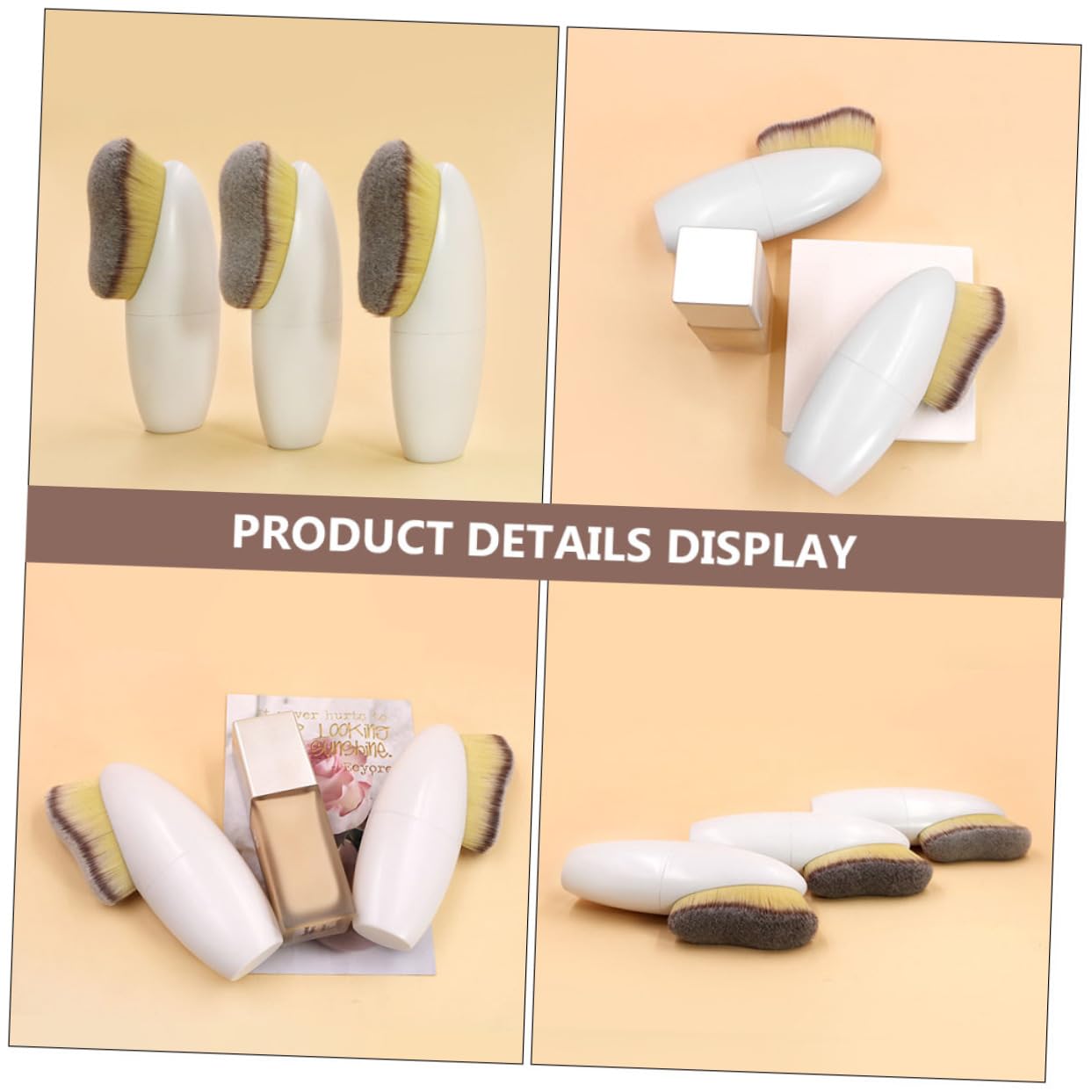 MAGICLULU 6 Pz pennello da trucco scrubber viso per il viso trucco delle donne set spazzole set di pennelli pennello blush strumenti per il trucco del pennello per fard la faccia