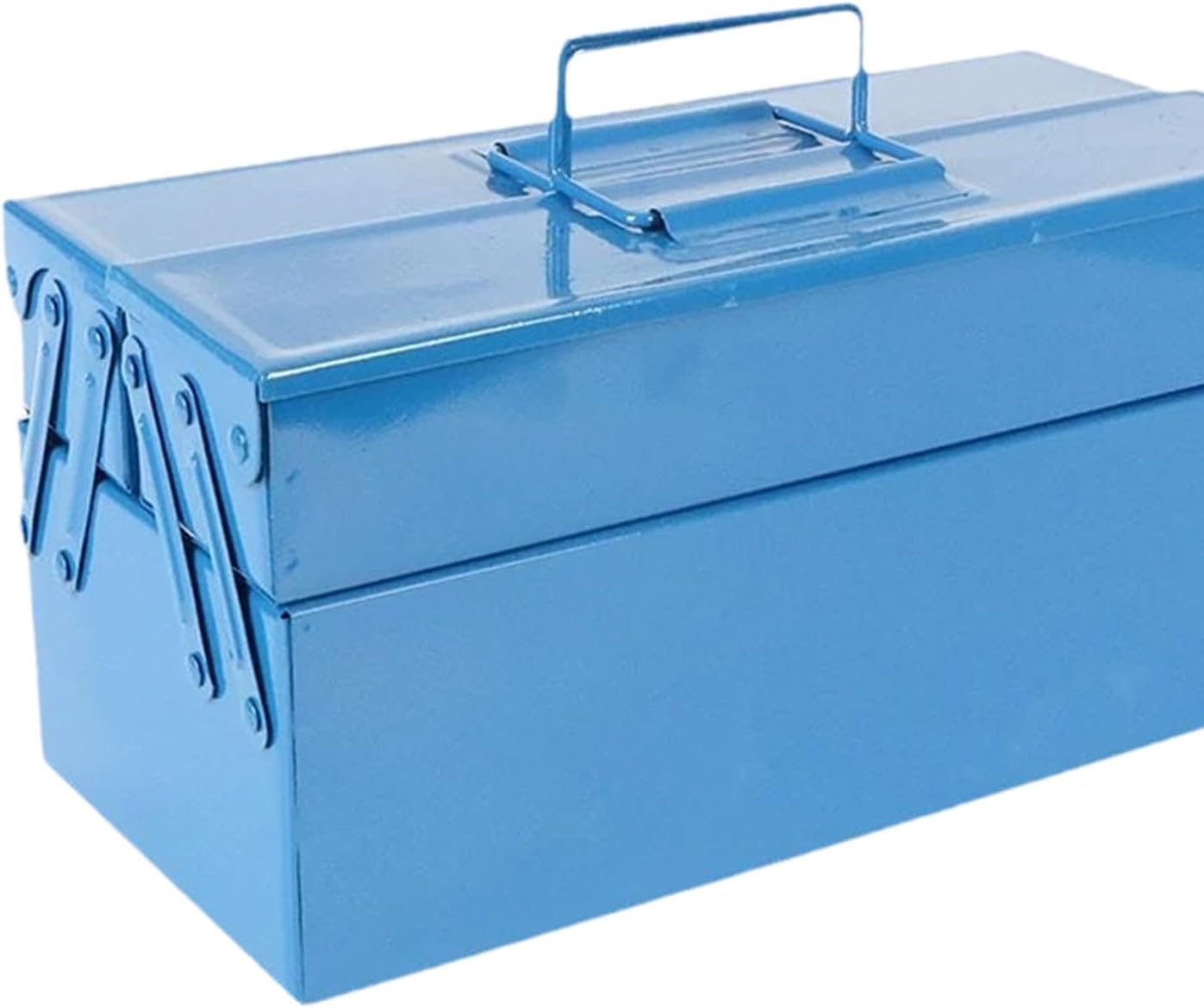 Baoblaze Portable Tool Box Divider 2 Layer 3 Tray Strong Repair Tool Storage Case Screw and Nut Compartment Tray for Home Electricians