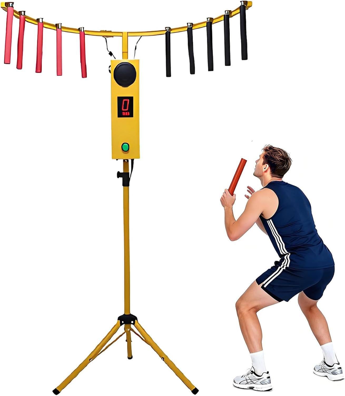 XUXIAO Hand Eye Coordination Training Catching Stick Game Yellow