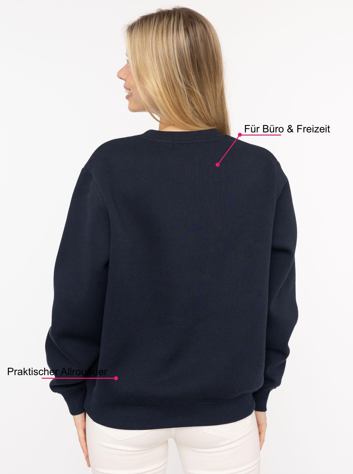 Zwillingsherz Damen Sweater – Kuscheliger Oversize Frauen Sweater – Weicher Sweatshirt Pullover für Frauen Aufdruck – Stylisch für Frühling, Herbst & Winter – Loungewear Mode Zwei Herzen