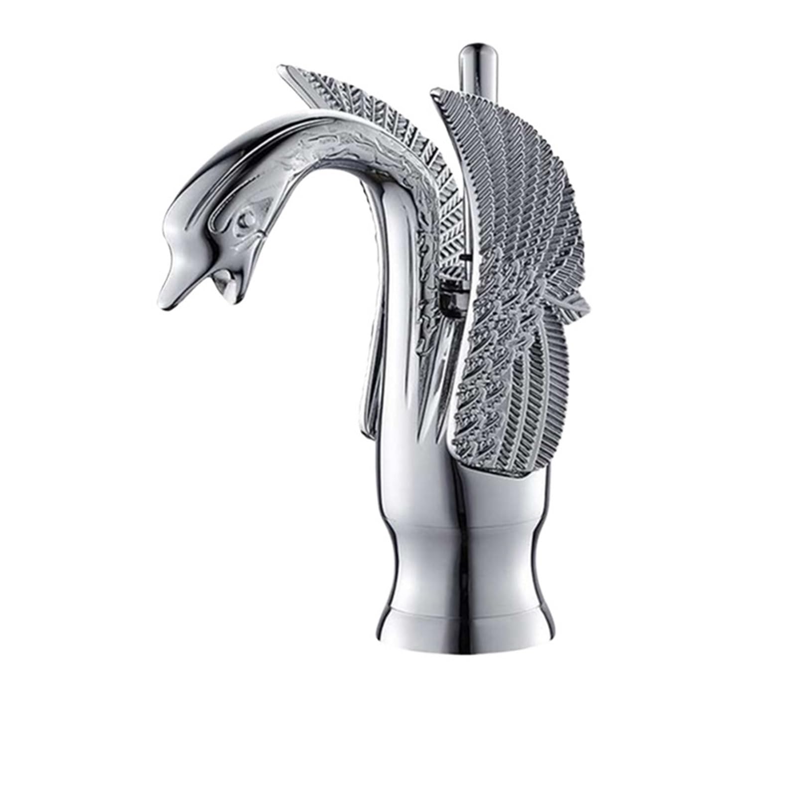Mitigeur de lavabo laiton chromé Swan, robinetterie haut de gamme design sur plan
