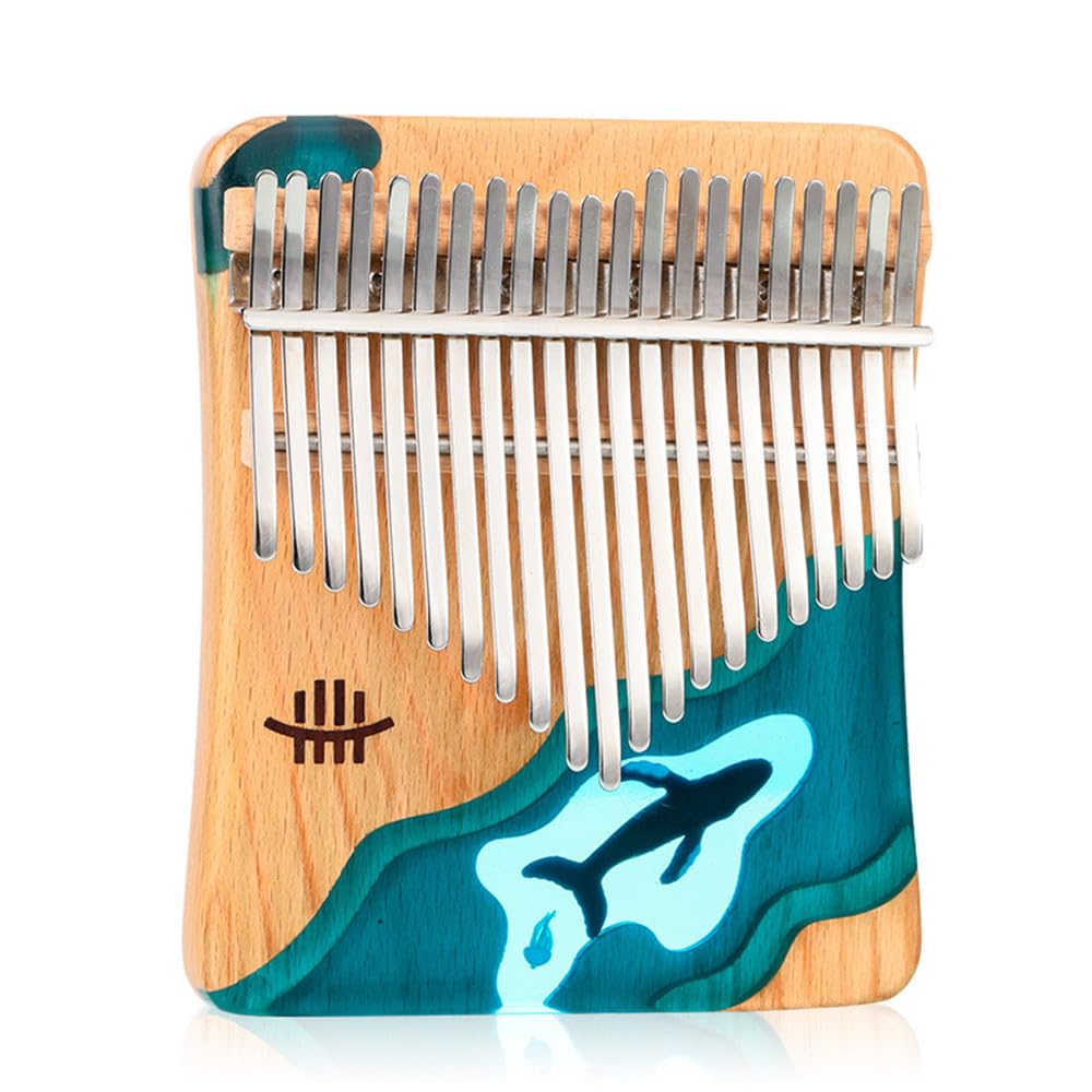 Kalimba 21 llaves, piano de dedo de madera,Piano de pulgar profesional Carlimba, Instrumentos Mbira para adultos y niños