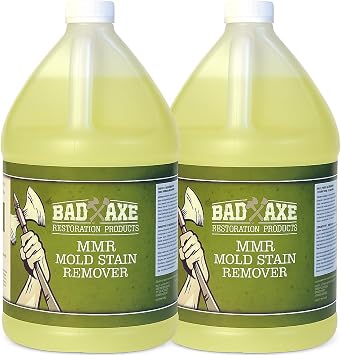 Bad Axe MMR Instant Mold Stain and Mildew Stain Remover - Professional Strength, Contractor Grade Cleaning Solution, Professional Quality Formula, Odor Removal, 1 Gallon 2