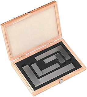 Sealey AK11000 Precision Steel Square, Multicolour, Set of 4 Pieces