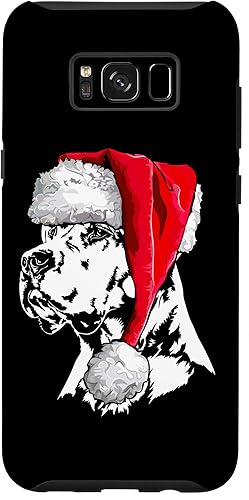 Galaxy S8 Funny Santa Dogo Argentino Christmas dog mom dog Case