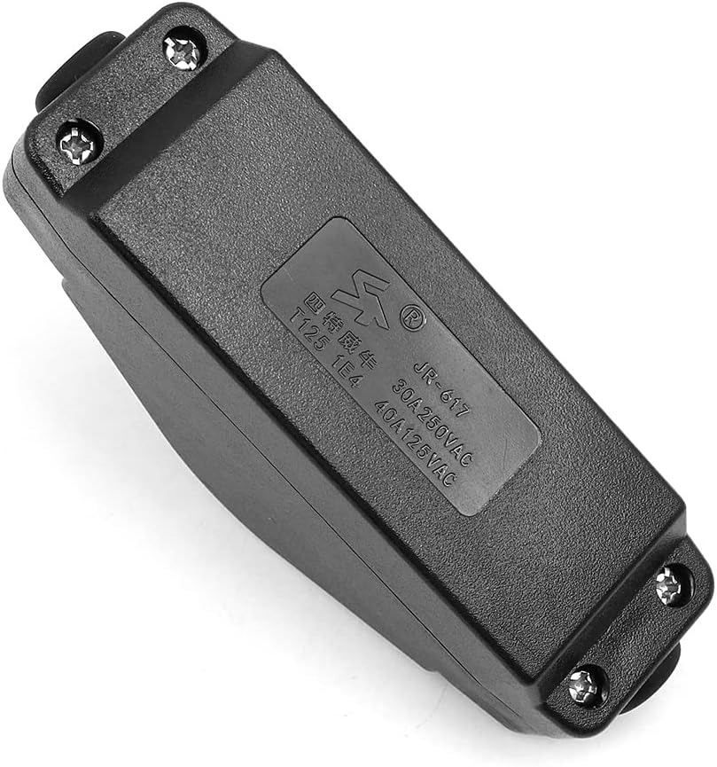 Tiardey 16A Heavy Duty Inline Cord Switch,Large Current inLine On/Off