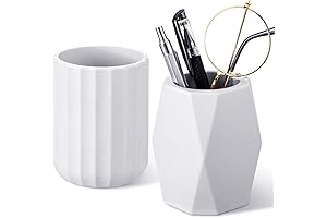 Geometric Silicone Pencil Holders