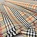 TEXTILORD® Italian Design Beige Plaid (Tartan) Viscose Luxury Fabric,Fashion,Clothing,Dress,Sewing,Crepe Fabric(150 cm or 1.64 Yards or 57 inch)