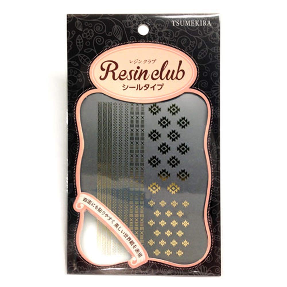 Autocollant en résine Resin Club Native Line Gold RC-NTL-102 : finissez-en avec les bulles d'air