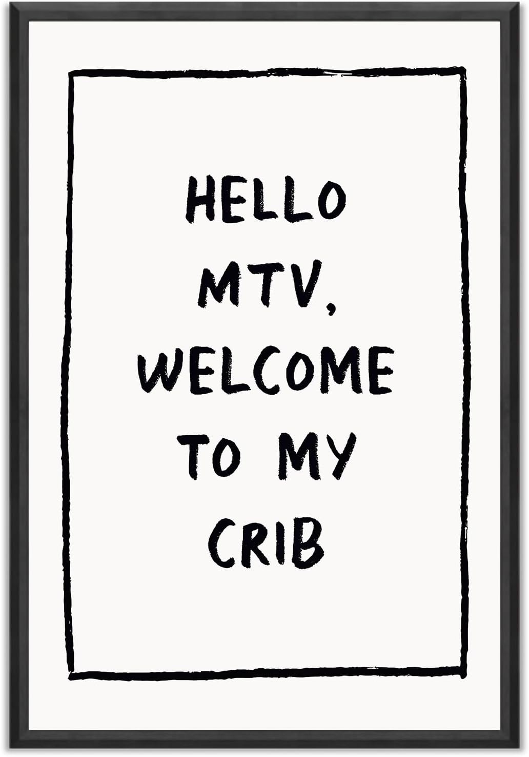 Trendy Wall Art Posters Eclectic Home Decor Hello