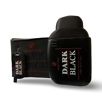 Dark Black Eau de Parfum, Woody and Leather Fragrance, 3.4 fl oz