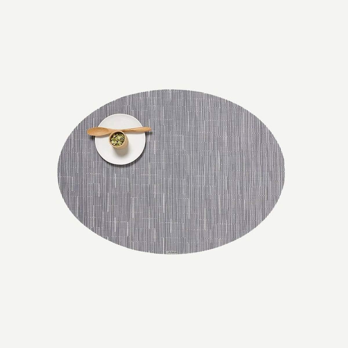 Chilewich Tischset Bamboo Oval Fog Amazon.de Küche, Haushalt & Wohnen