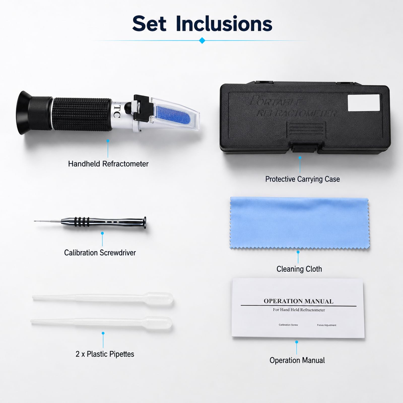 Clinical Refractometer - Serum Protein, Urine, RI -9