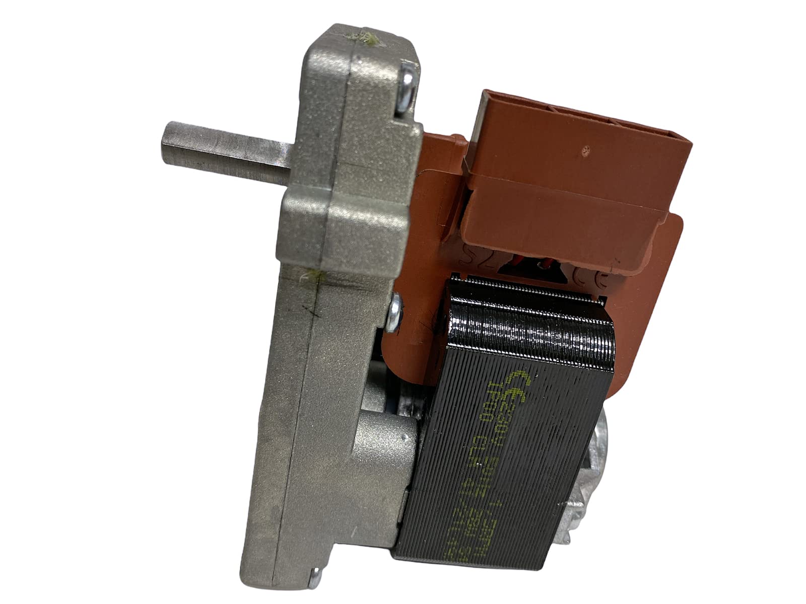 ERICAMBI, Motoriduttore K9115003 Kenta per Stufe a Pellet, Velocità 1,5rpm, Pacco Lamellare 30mm, Ø Albero 8,5mm, Senso di Rotazione Oraria, Spianatura Singola