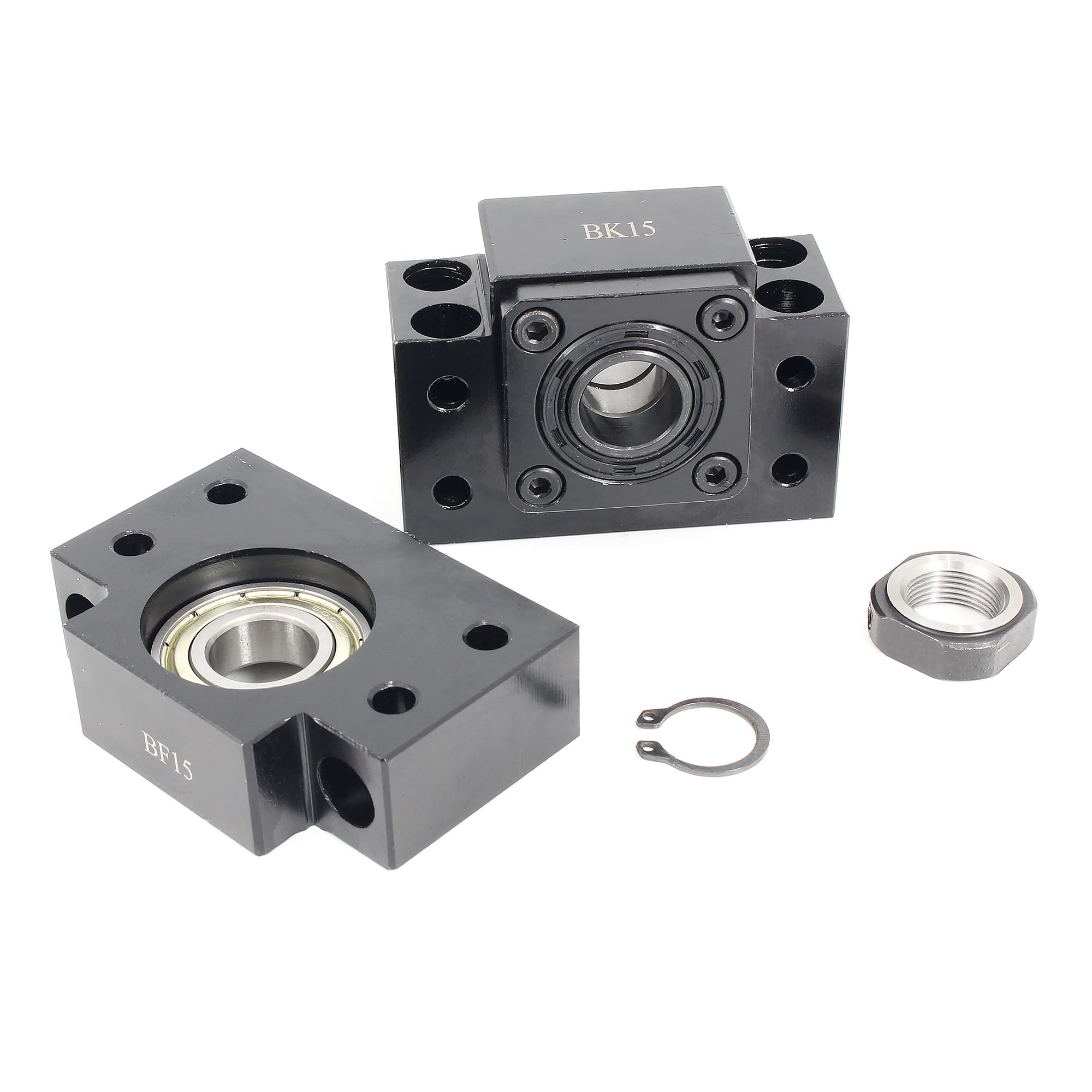 Kit Viti Ricircolo Sfere Vite A Sfera SFU1605 CNCMANS - 350 Mm, Acciaio INOX, Con Supporto BK12/BF12 E Dado DSG16H, Per Macchine CNC Componenti Macchine CNC - 9