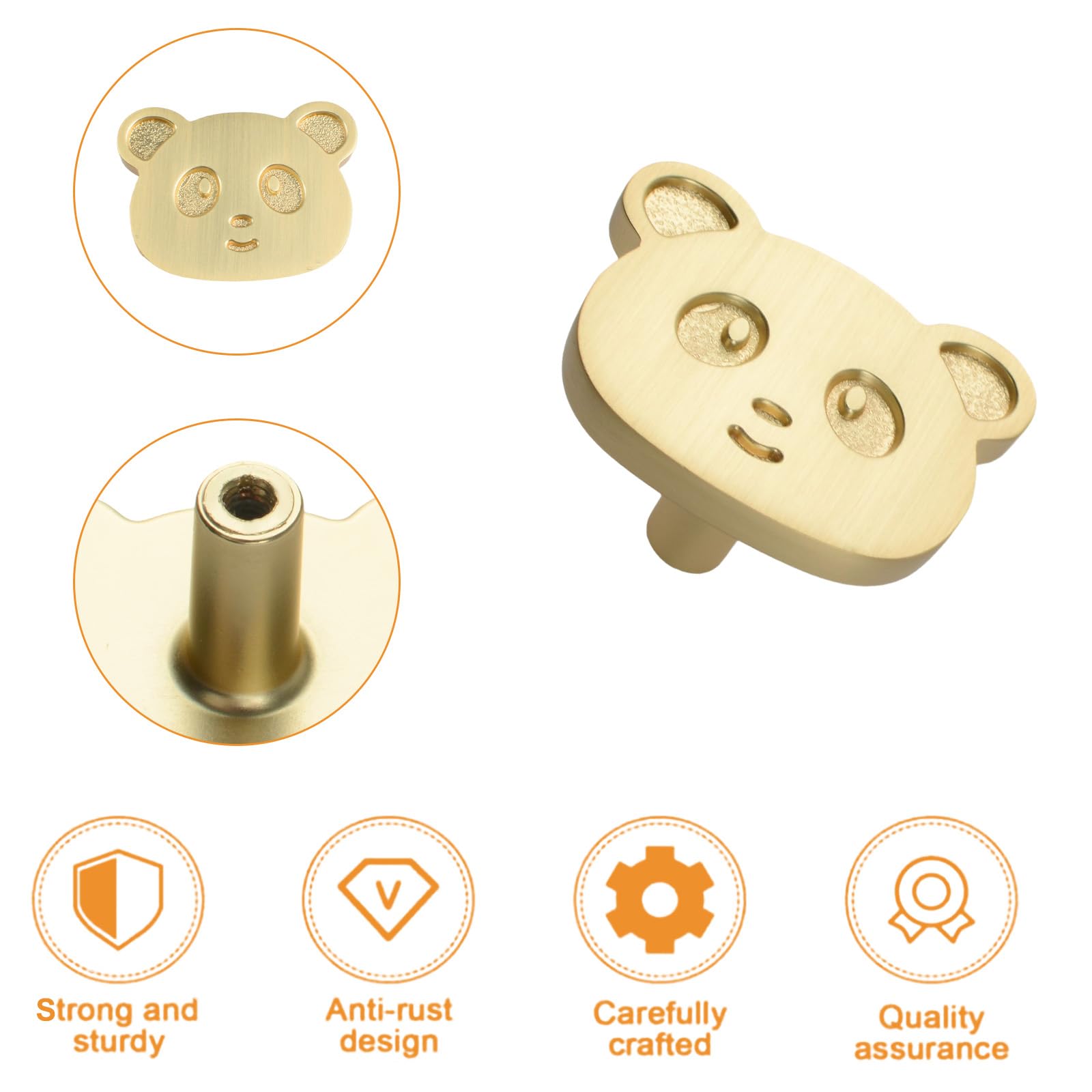 MOROBOR 6PCS Bear Shape Handle - Image 3