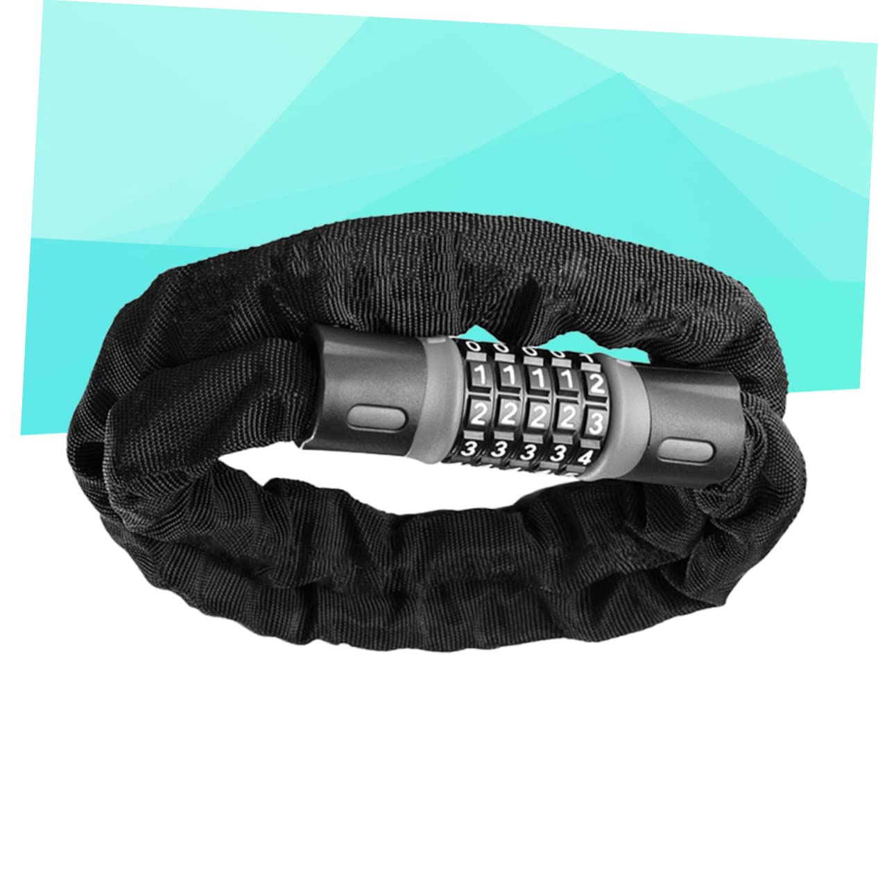 Garneck Bike Lock Chain Combination Lock Heavy Duty for Motorbike High Security