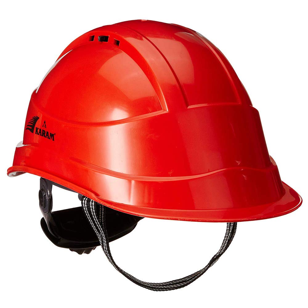 Karam PN542 Standard Safety Helmet (Red) Pack Of 4 Amazon.in