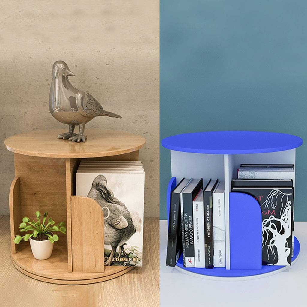 Biuro Bookshelf Obrotowa półka na książki Biurowa Organizator Wielofunkcyjne materiały biurowe Bookshelf Bookshelf Bookshelf dla dzieci (żółty) do domu Bookshelf Home Decor