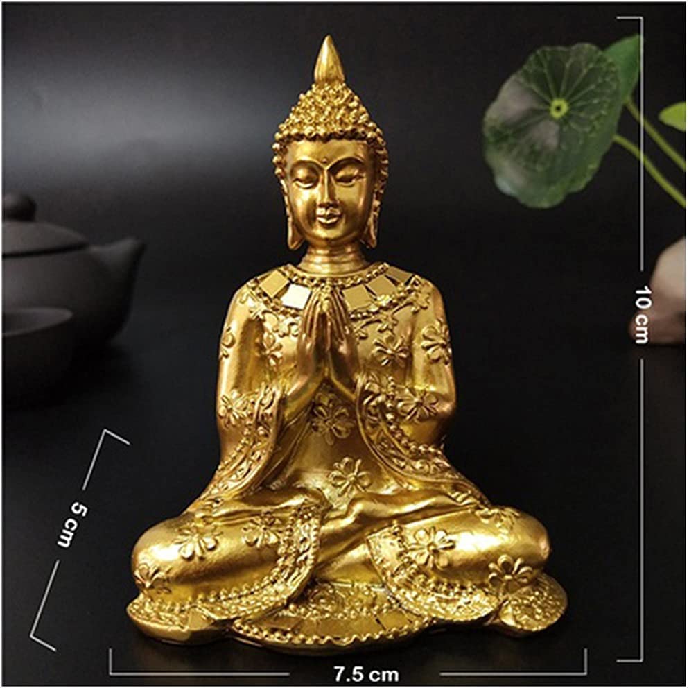 Statua Buddy/Budda Statuetka,Tajskie hinduskie posągi buddy do medytacji, dekoracje do przydomowego ogrodu Posągi Feng Shui, ozdoby do rękodzieła domowego