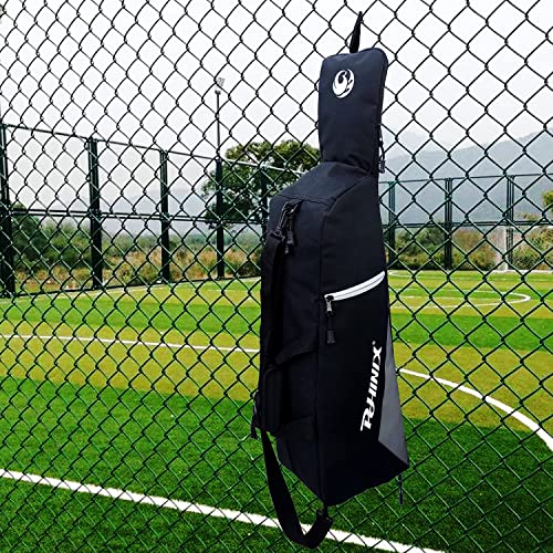 Phinix Equipment Tote Bag For Baseball And Softball- Holds Bat, Helmet, & Glove (Black & Gray) #TOP6