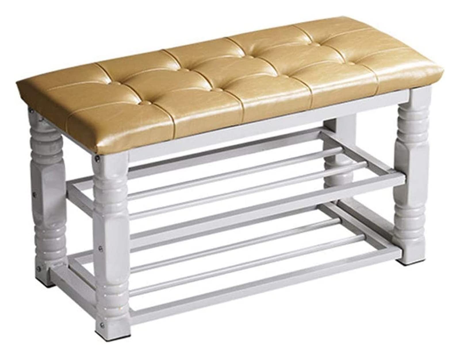 Banc meuble à chaussures élégant et tabouret d'assise haut de gamme
