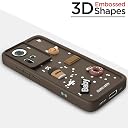Pikkme Back Cover for Oppo Reno 11 5G | Cute Fun Cartoon 3D Bear Silicone Full Body Protection Bumper Case (Brown) gallery image