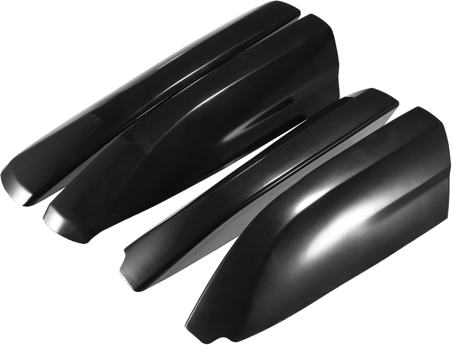 Upper/Roof Rack Rails End Cap Protection Cover Shell for Toyota Highlander 2008-2013 / Rails End Covers Shell Cap / 4 Pcs/Black