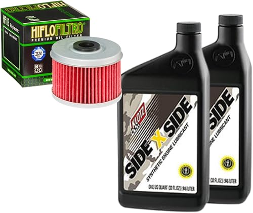 Kit de cambio de aceite para Honda 2005 TRX400EX Sportrax sintético 10W-40