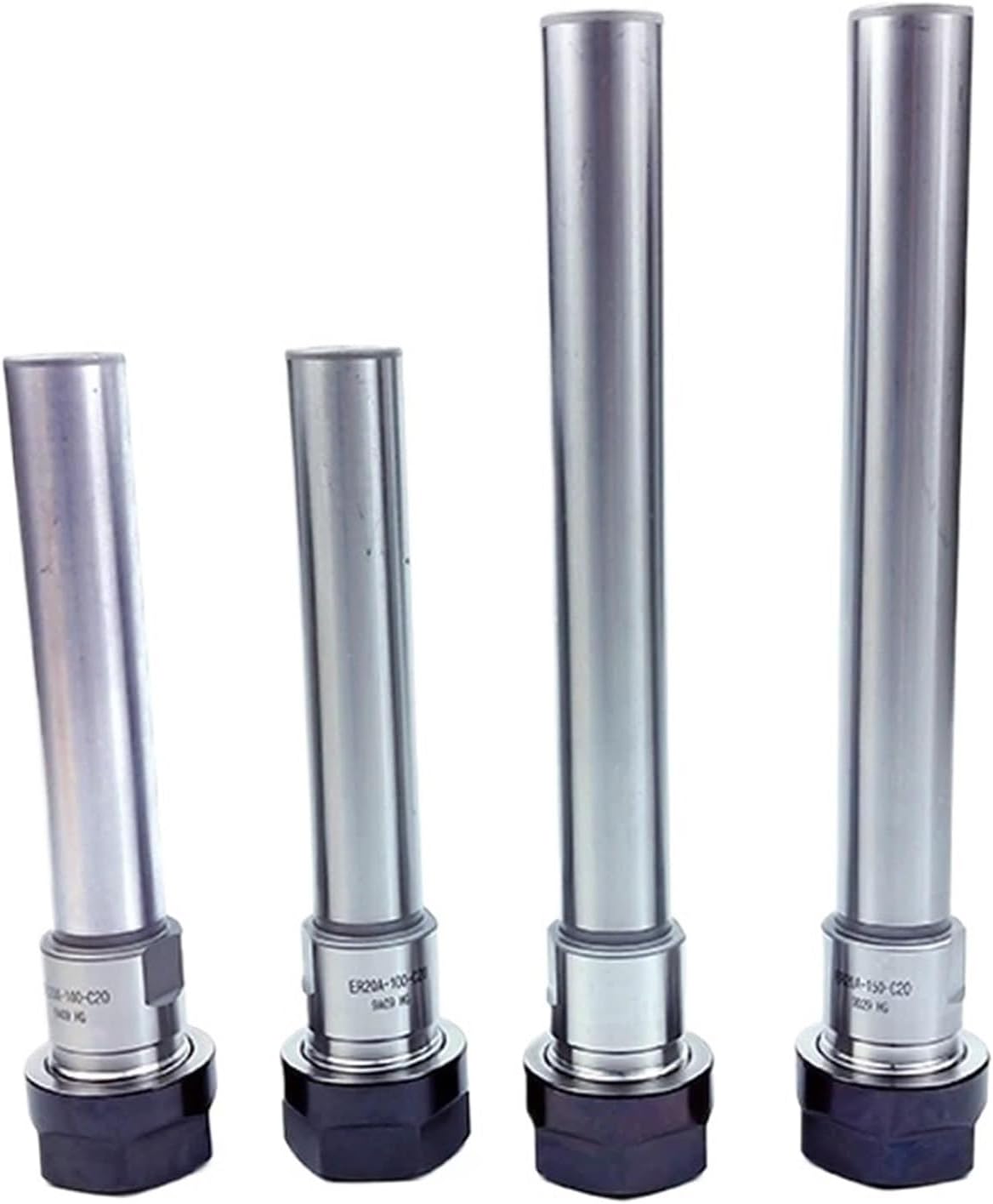1psc high precision 0.003 extension tool er8 er11 er16 er20 er25 er32 c10 c12 c16 c20 c25 c32 tool holder for er collet chuck milling(A Type Nut,C20-ER20-150L)