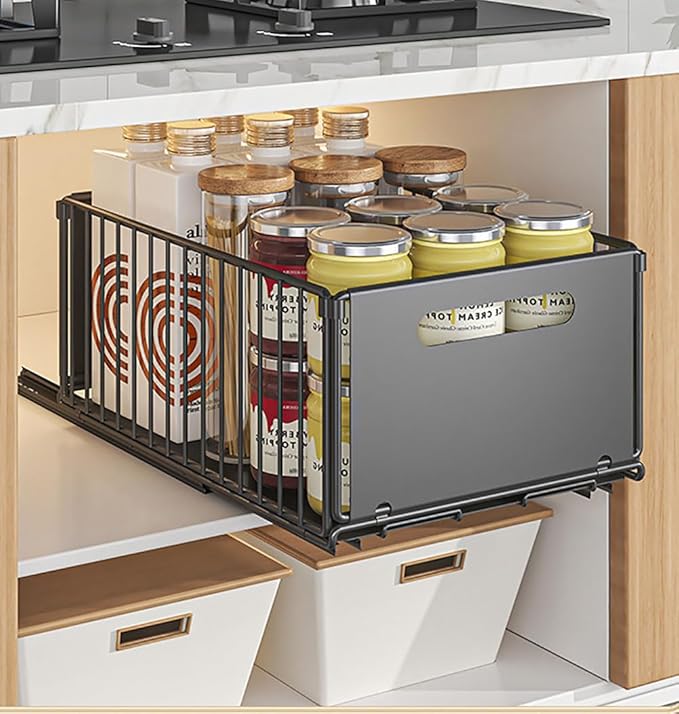 Cassetto Estrattibile Per Cucina 18 Cm - Organizer Sotto Armadio Con Guide Scorrevoli - Foto 6