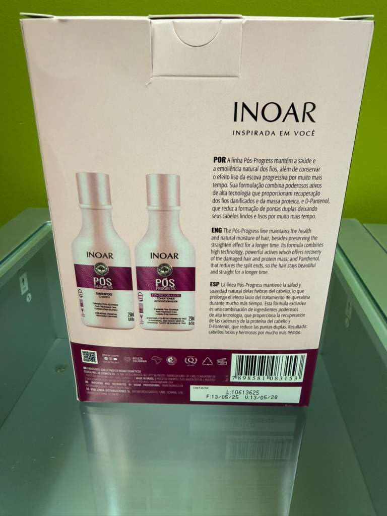 INOAR Duo POS Progress Shampoo und Haarkur Set 250 ml
