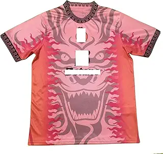 [nicepuss] 26-27 ポルト 半袖 サッカーユニフォーム 特別版 ピンク サッカーウェア Tシャツ 大人用 練習服 トレーニングユニフォーム 夏服 通気性と速乾性に優れ 快適 競技 記念シャツ 男女兼用 非公式 [並行輸入品]