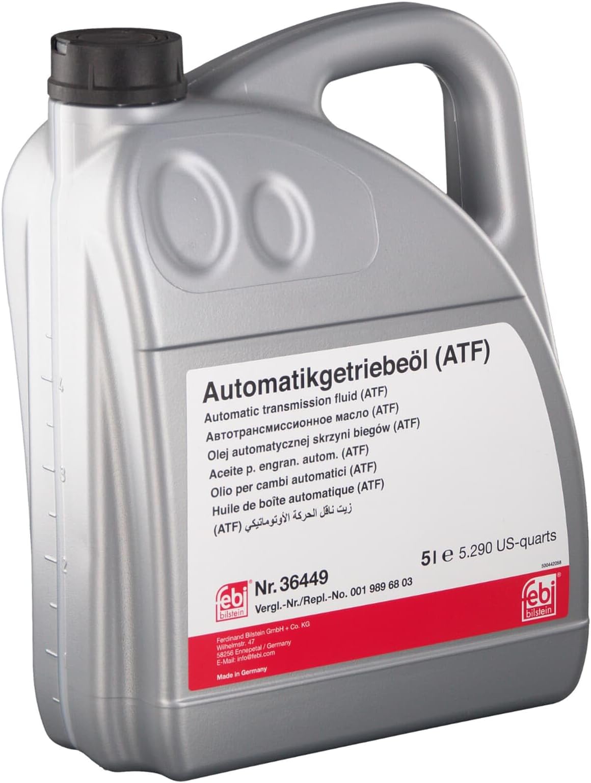 febi bilstein 36449 Automatic Transmission Fluid (ATF), pack of one