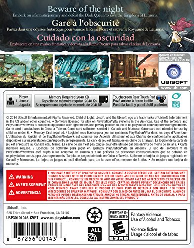 CHILD OF LIGHT - PS VITA