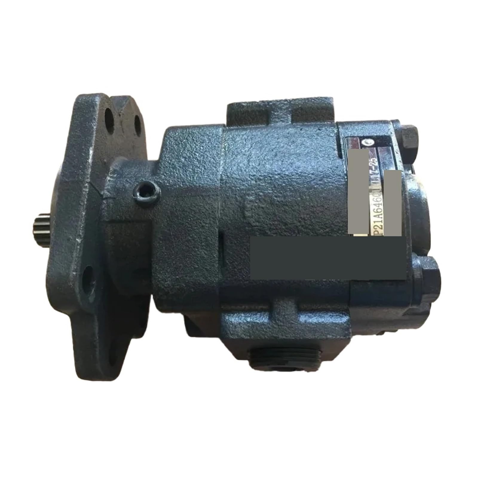 Lunmengcc One Color P21a Hydraulic Pump Gear Oil Pump P21a646quil17-25 Gear For Excavator Hydraulic Engine System P21a646quil17 Loader