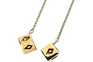 SalesOne LLC Star Wars Han Solo Corellian Gold 3D Dice Necklace with...