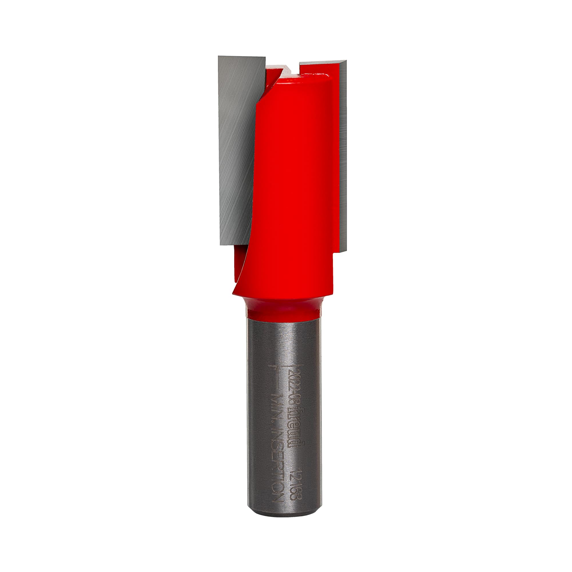 Embout droit Freud 12-168 double cannelure sans éclats pour rainure de meuble tige 1/2"