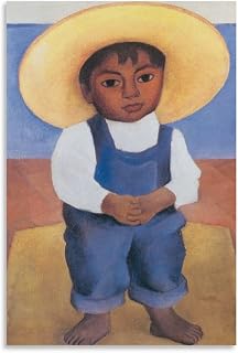 Work Little Boy by Diego Rivera,art Poster Art Poster Canvas Painting Decor Wall Print Photo Gifts Home Modern Decorative Posters Framed/Unframed 12x18inch(30x45cm)