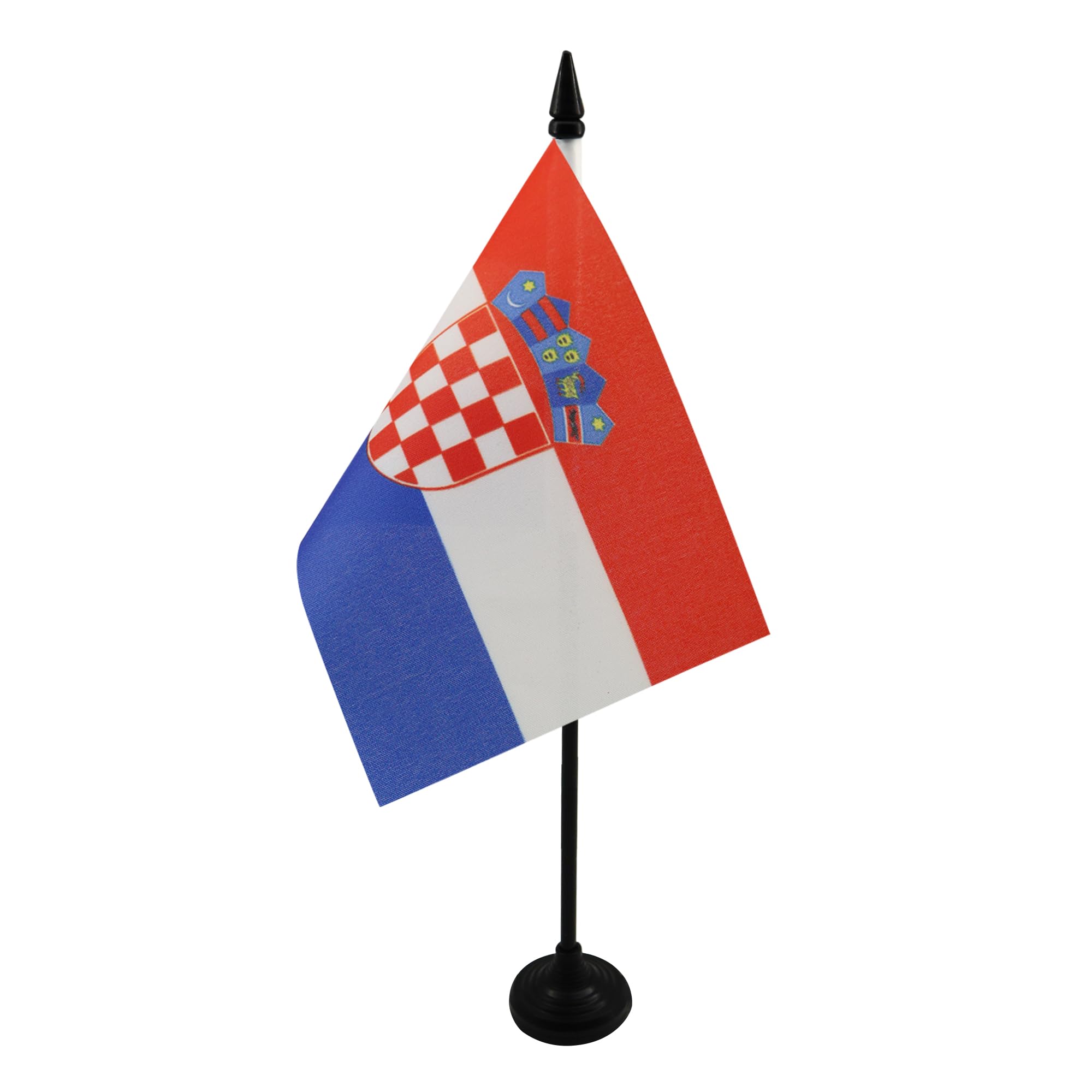 AZ FLAG Bandiera Da Tavolo Croazia 15X10Cm - Piccola Bandierina Croata 10 X 15 Cm