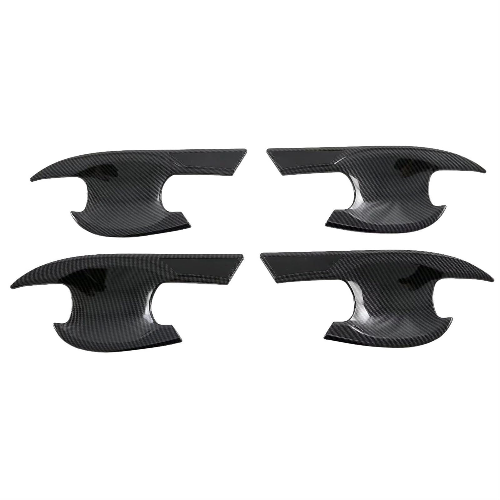 HJKDSZ Auto Accessories Exterior Door Handle Bowl Sticker Cover Trim 4pcs Replacement for CR-V CRV 2023 2024(Black)
