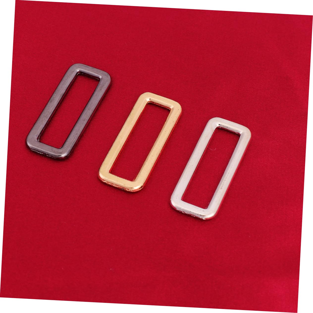 NUOBESTY 30 Uds Accesorios Suite Rodillo Llavero Hebilla Cuadrada
