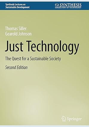 Just Technology: The Quest for a Sustainable Society (Synthesis Lectures on Sustainable Development)-Wow! eBook